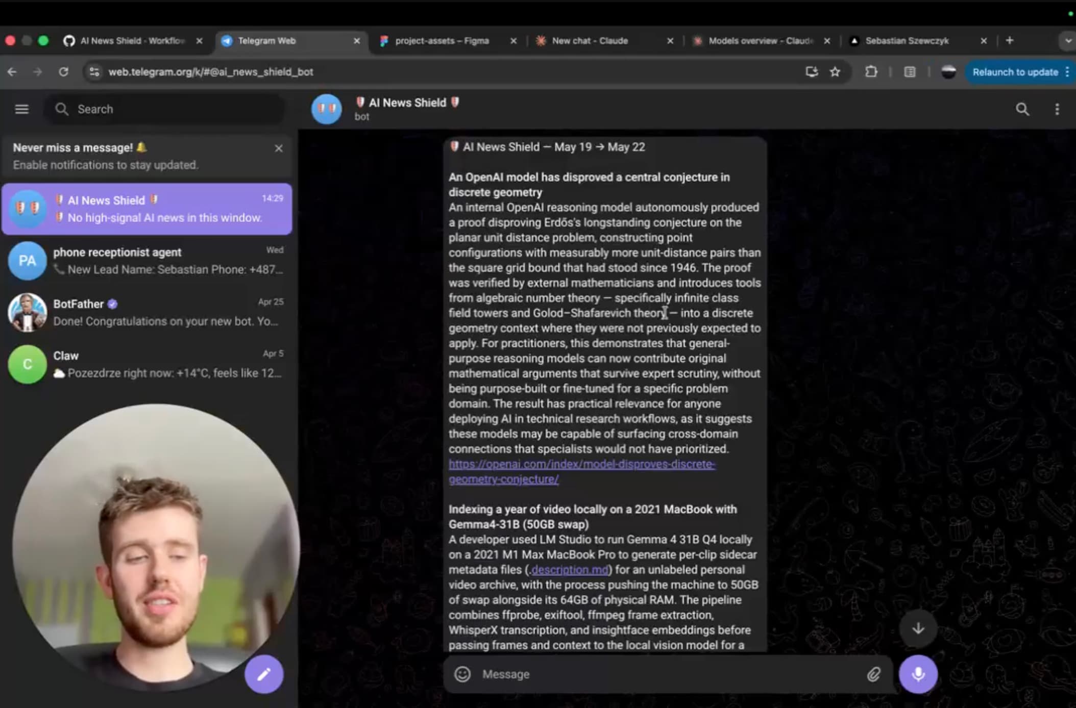 I built an LLM powered news curation service for myself to stay up to date on technological developments without having to waste time paying attention to the noise